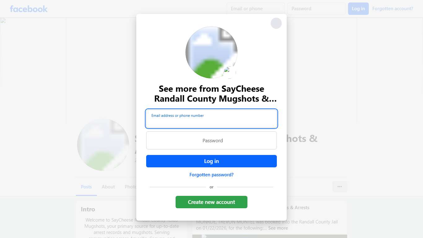 SayCheese Randall County Mugshots & Arrests Amarillo TX Facebook